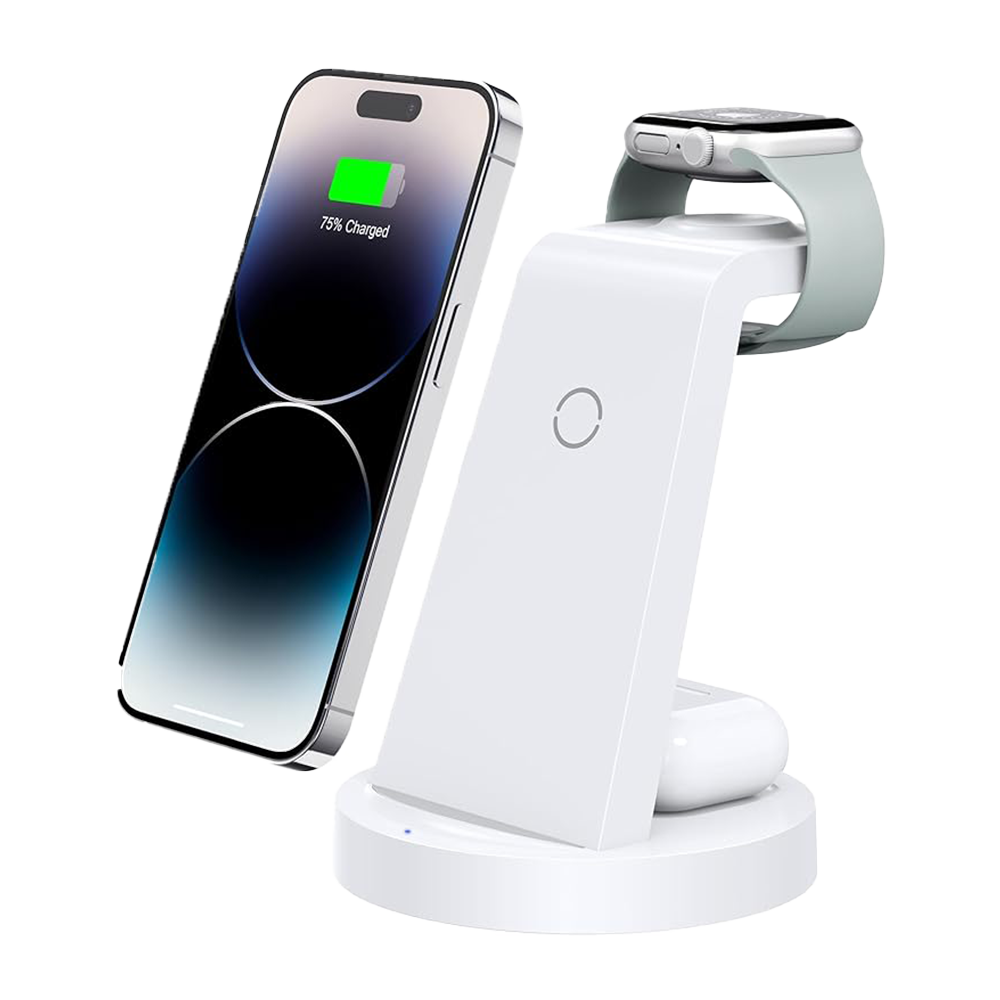 3 in 1 wireless charging station for apple devices