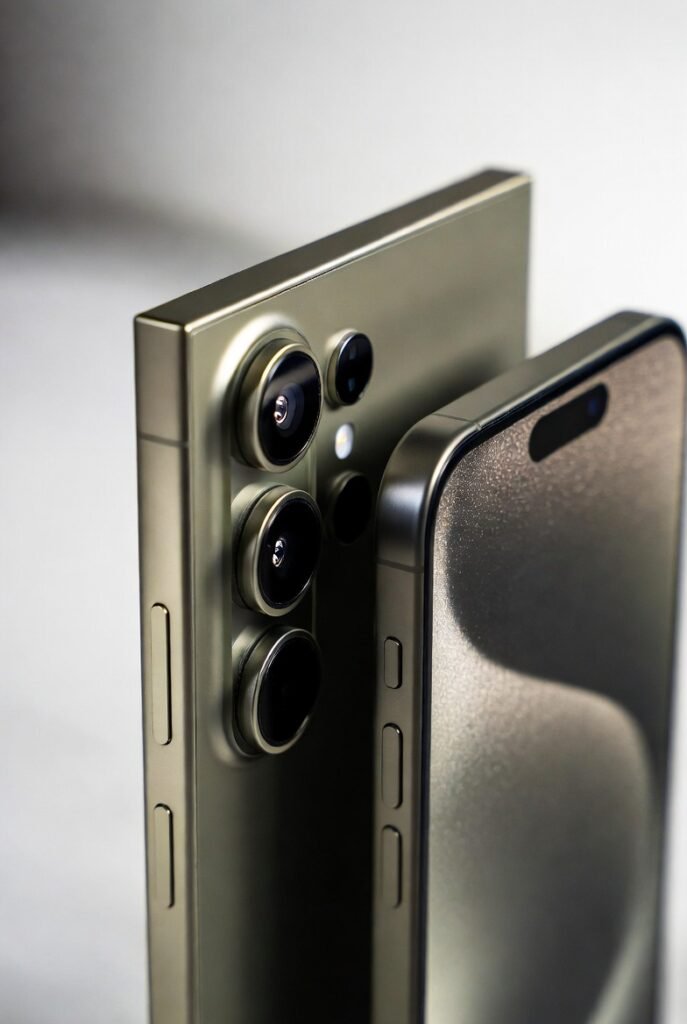 galaxy s25 vs iphone design and build quality comparison