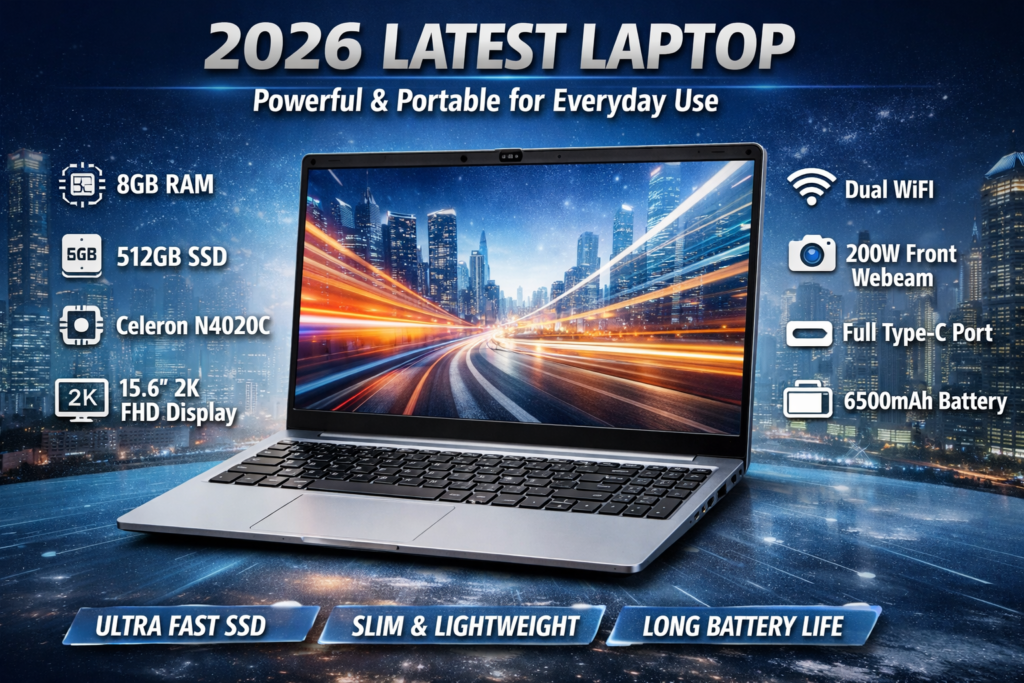 2026 latest laptop 8gb ram 512gb ssd