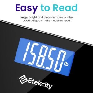 etekcity digital bathroom scale 400 lb capacity
