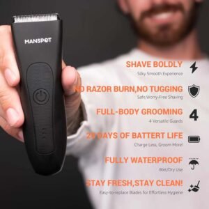 manspot manscape trimmer – powerful & safe grooming tool