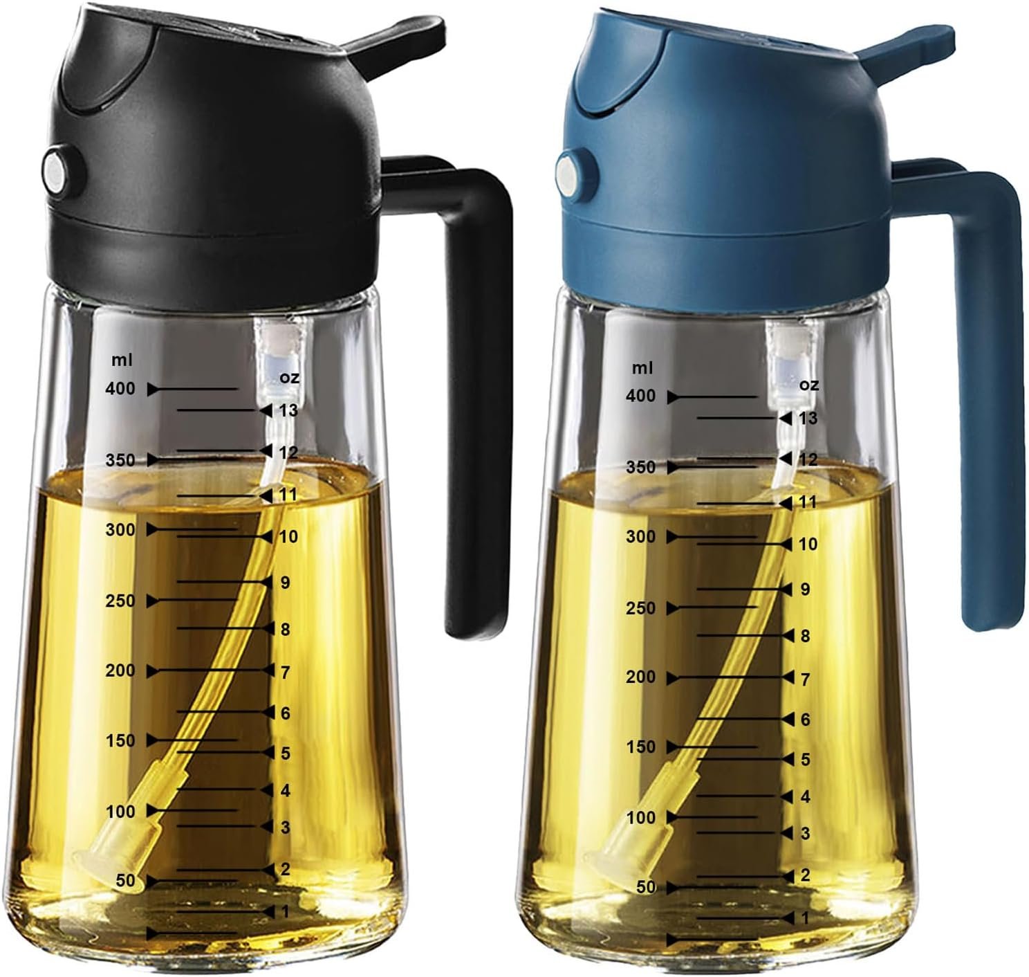 2 in 1 glass olive oil sprayer bottle for healthy meals 2 in 1 glass olive oil sprayer bottle for healthy meals