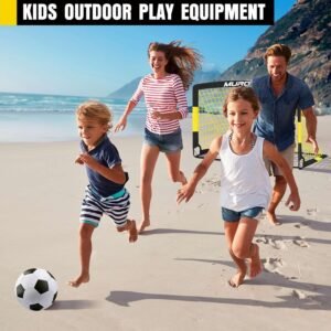 kids soccer goals 2 pack | backyard training set