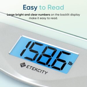 etekcity digital body weight bathroom scale 400 lb precision