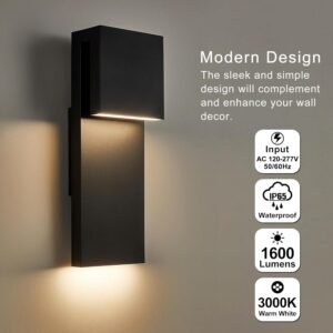 modern led wall sconce 17w – 1 smart lighting upgrade