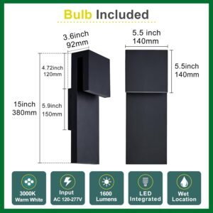 modern led wall sconce 17w – 1 smart lighting upgrade