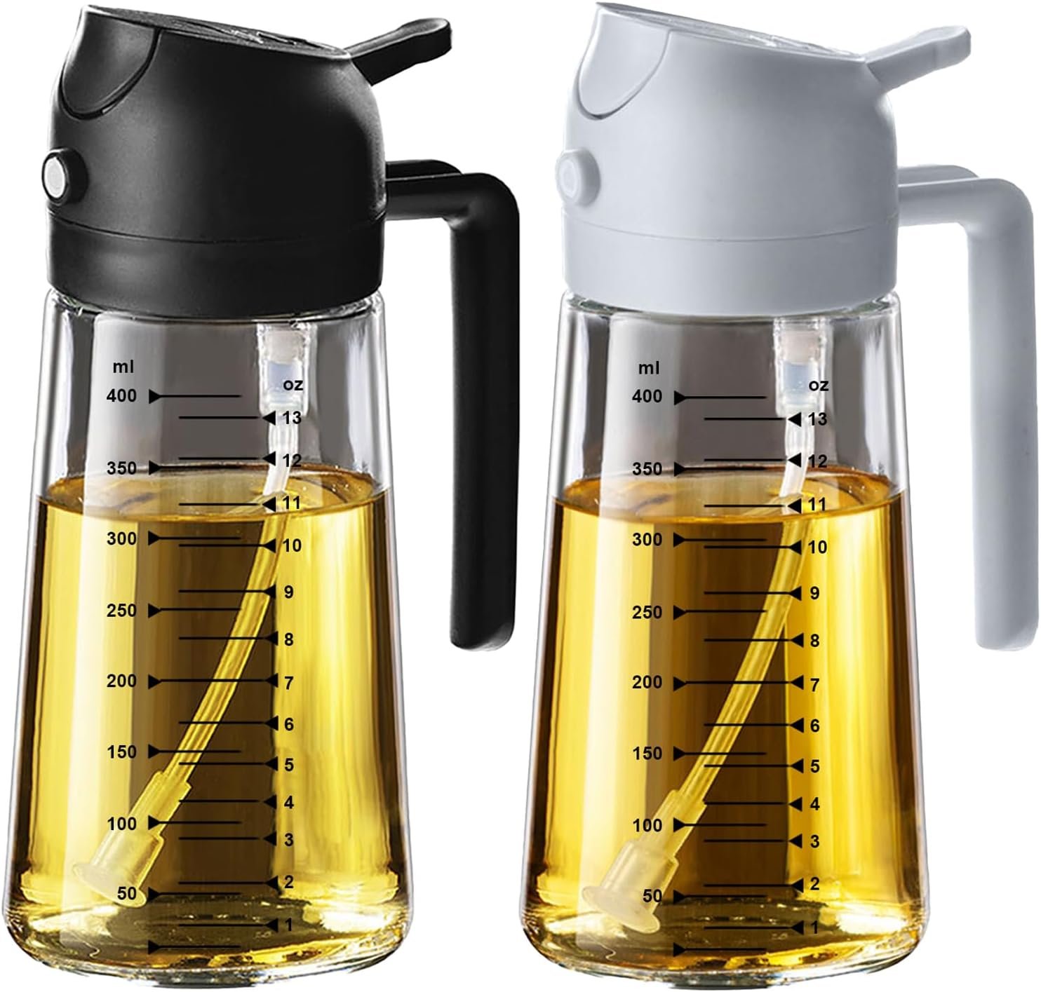 2 in 1 glass olive oil sprayer bottle for healthy meals 2 in 1 glass olive oil sprayer bottle for healthy meals