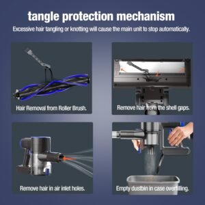 40kpa cordless vacuum cleaner – 8 in 1 power