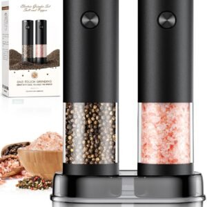 Electric Salt and Pepper Grinder Set