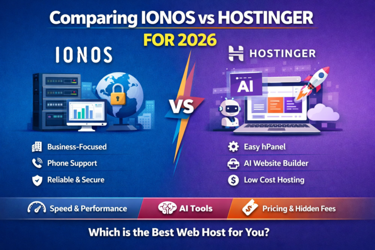 ionos vs hostinger 2026