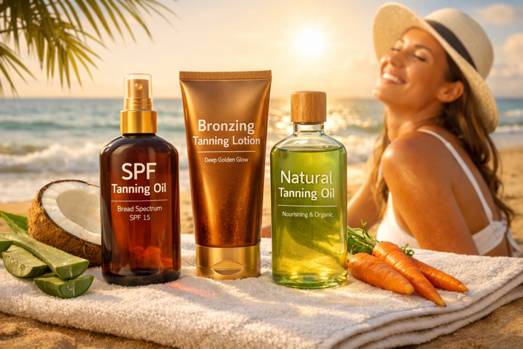 tanning oils